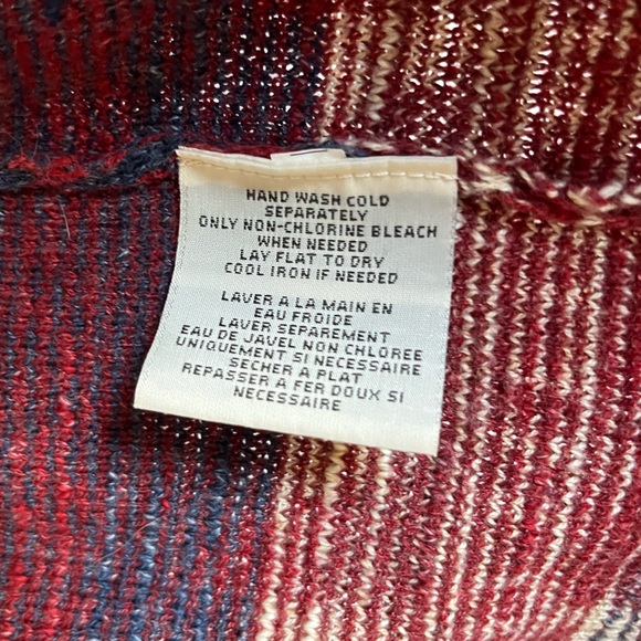 Ralph Lauren Denim & Supply Vintage Shawl Collar Cardigan Aztec Cotton Navy S - Picture 11 of 11